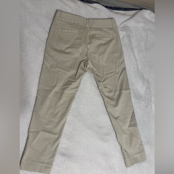 Banana Republic -00 Petite Cropped Trousers - Beige/Tan - Picture 4 of 6